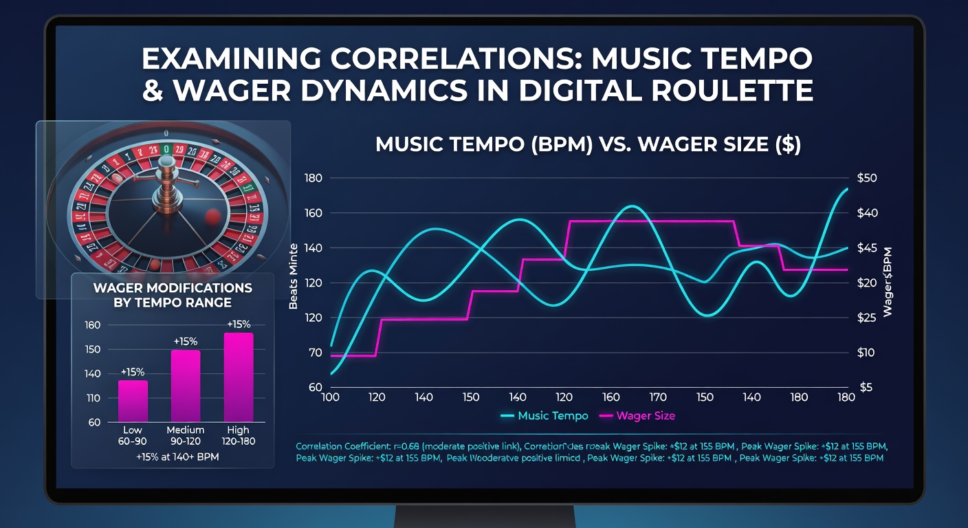 Digital roulette interface showing betting options alongside subtle background music controls in an online casino setting