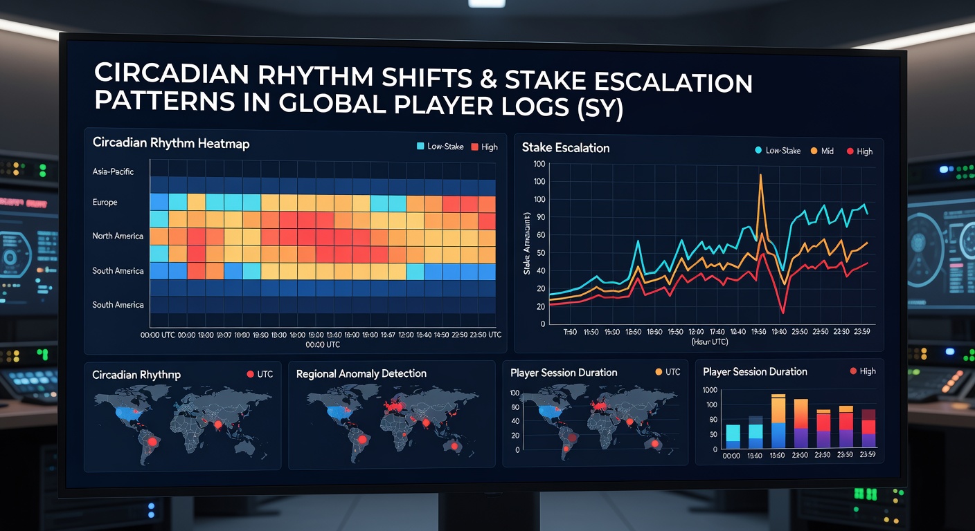 Heatmap visualization of stake increases plotted over 24-hour circadian cycles from synchronized live tables